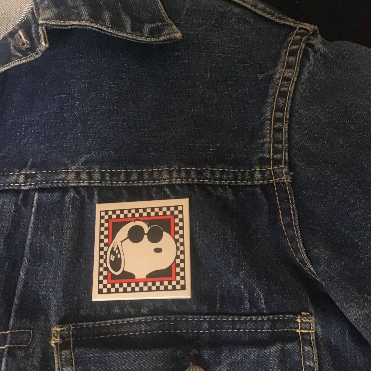 Levi's koveralls ピンバッジ 缶バッジ リーバイス 販促品