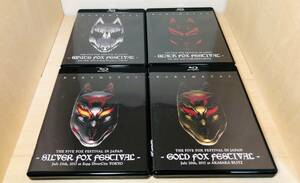 # free shipping with special favor # Blu-ray BABYMETAL THE FIVE FOX FESTIVAL WHITE & BLACK & GOLD & SILVER FOX FESTIVAL 4 pieces set 