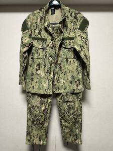 中古美品　made in USA US NAVY TYPE Ⅲ JACKET TROOPER製　SMALL / TYPE Ⅲ TROUSER SMALL TROOPER製　上下セット