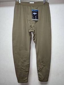 新品未使用タグ付き　USMC COLD WEATHER (GEN Ⅲ) MID WEIGHT DRAWERS SPE1C1-18-D-N029 PECKHAM製　LARGE REGULAR コヨーテ　POLATEC