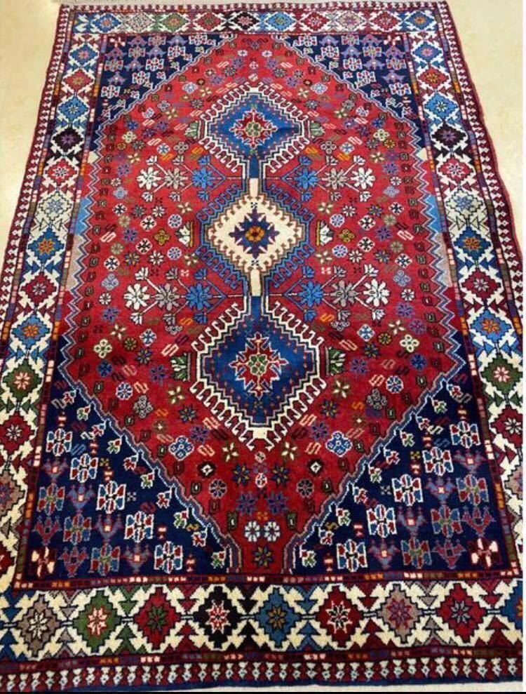 ペルシャ絨毯 新品 185x111 手織り クルド・ グーチャン産 persia-