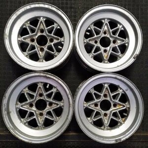 管理番号：W11-29【4本価額】【14x6.5J 4x114.3 ET+4 ハブ75】MULTI RACING・旧車等・直接引取可能