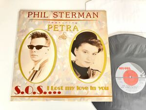Phil Sterman featuring Petra/S.O.S....I Lost My Love In You 12inch MOUSE RECORDS ベルギー盤 MMC04.02 90年シングル,HOUSE,ELECTRONIC
