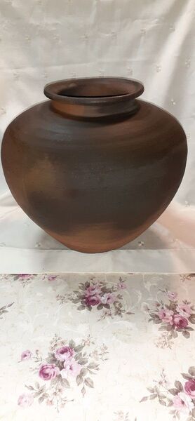 種子島焼 河内窯 壺 瀬口義盛作
