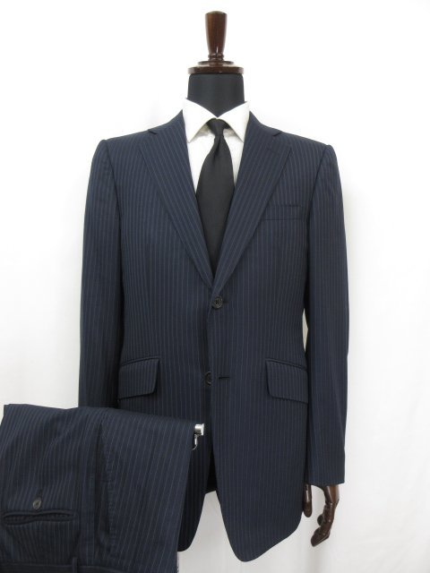 美品 ダンヒル Dunhill スーツ ネイビー 48 | www.jarussi.com.br