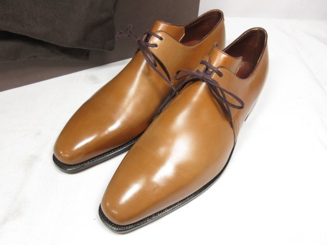 オークショ ヤフオク! 超希少 ハラコ×カーフ 3アイレット エレ