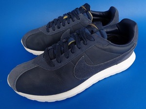 11974■美品 15年製 NIKE ROSHE LD-1000 PREMIUM QS ナイキ ローシ プレミアム 紺 ネイビー 26.5 cm BRS 842564-401