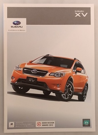 スバル XV　(GP7)　車体カタログ　2013.03　SUBARU XV　古本・即決・送料無料　管理№ 40170Y