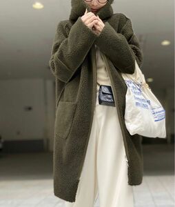 L'Appartement Lou Andrea ルーアンドレア Mouton Fake Hood Coat アパルトモン