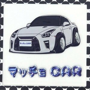 【マッチョCAR 3Dデカール】★3D 立体ステッカー タイプW （DS-MC-NGT）★曲面にも貼れる！