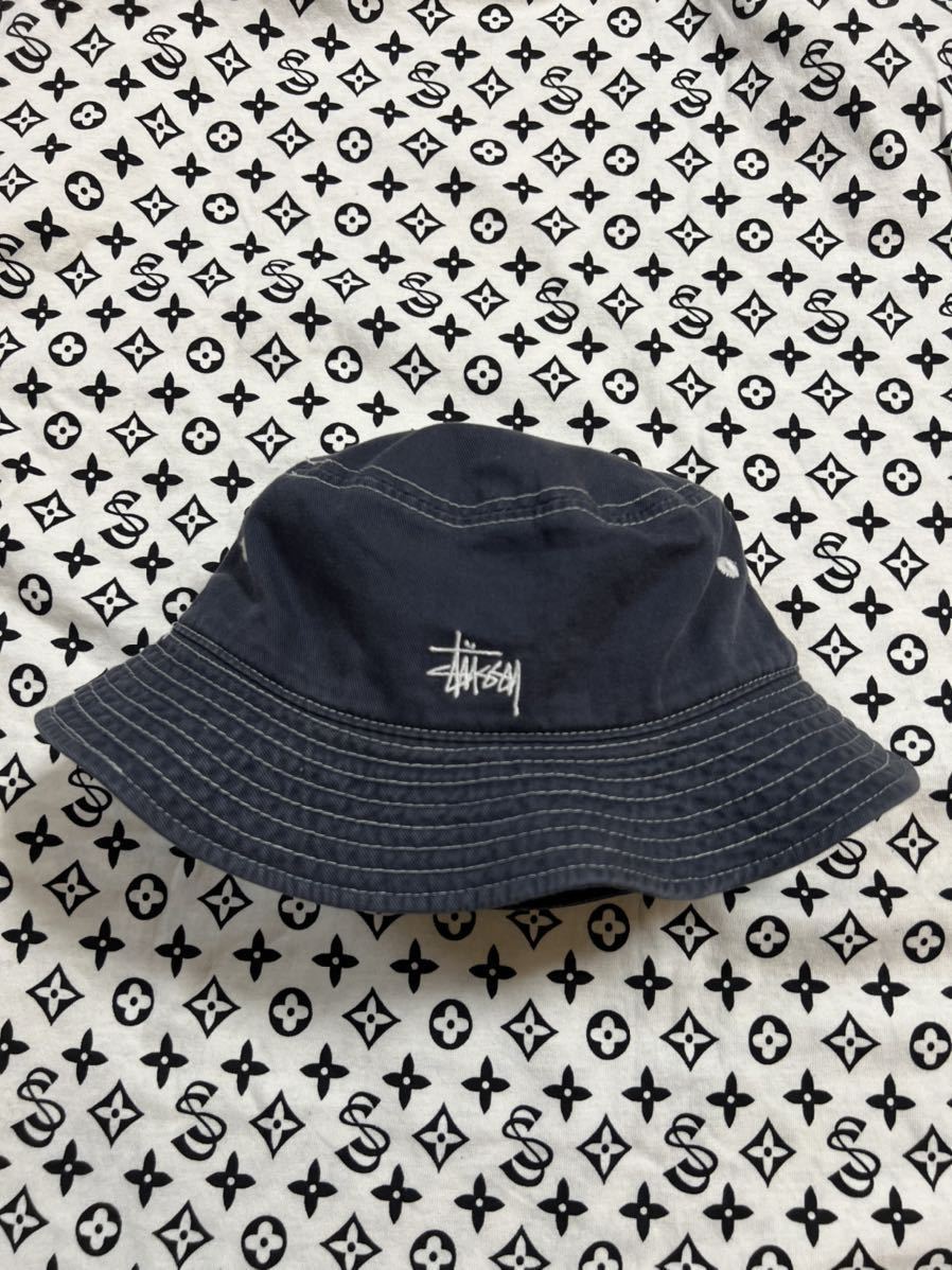 大割引 XL stussy バケット ハット ovy 紺タグ キャップ ステューシー