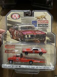 Parnelli Jones 1967 mercurry transam Cougar Ford F 350 Ramp Truck acme greenlight マーキュリー クーガー トランザム グリーンライト