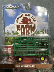 GREENLIGHT collectibles DOWN ON THE FARM LIMITED BALE THROW WAGON グリーンライト 農機　農業　酪農　働く車