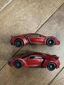 2台 ホットウィール HOTWHEELS W MOTORS Lykan HyperSport モーター ライカン ハイパースポーツ FAST&FURIOUS ワイルドスピード ワイスピ