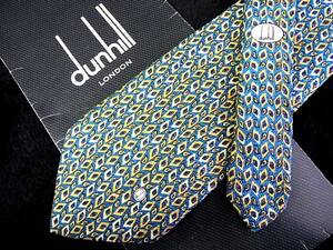 ■E3284N●良品●【ｄunhill】ダンヒル【ｄロゴ入】ネクタイ