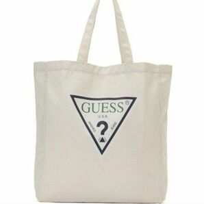 【新品】GUESS ロゴ トートバッグ TRIANGLE LOGO TOTE BAG エコバッグ