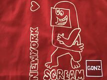 MARK GONZALES トートバッグ/マークゴンザレス/NEWYORK SCREAM RED_画像2