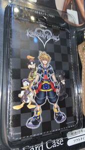  Kingdom Hearts *IC card-case * bag and so on installation is possible with strap .* soft type * package scratch equipped, contents - influence less *sola
