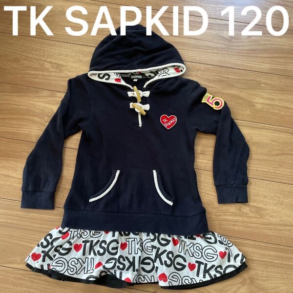 TK SAPKID セーラー風切り替えワンピース 120