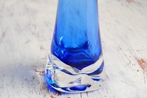 ドイツ製 INGRIDGLAS ガラスの花瓶 イングリッドグラス 花器 一輪挿し フラワーベース アンティーク ig2841_画像4
