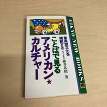 ことばで見る　アメリカンカルチャー　藤井基精著_画像1