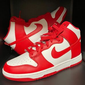 Nike Dunk High "Championship White and Red" ナイキダンクハイレッド 