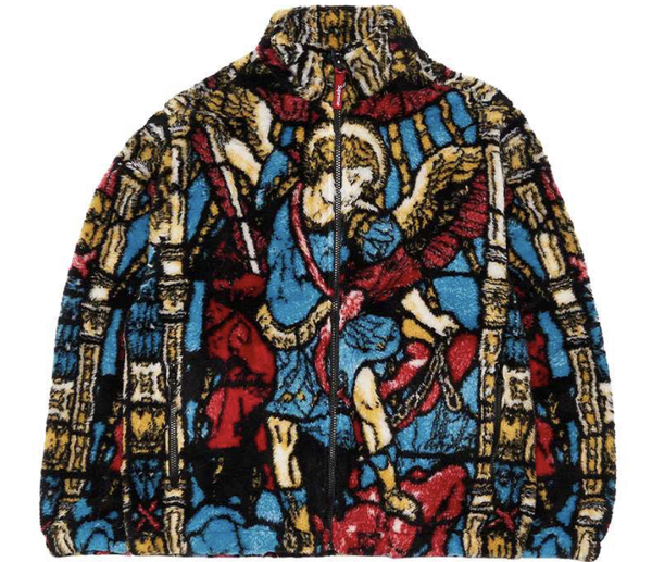 新品全タグ付き supreme saint michael fleece jacket multi フリース ジャケット マルチ