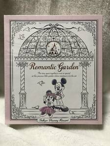 TDR ディズニーリゾート　BOOK型　お菓子ケース　Romantic garden ミッキー　ミニー　本棚に　お菓子箱