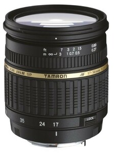 TAMRON large diameter zoom lens SP AF17-50mm F2.8 XR DiII Pentax for APS