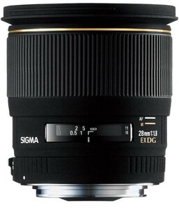 SIGMA single burnt point wide-angle lens 28mm F1.8 EX DG ASPHERICAL MACRO Nikon for full 
