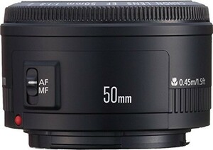 Canon single burnt point lens EF50mm F1.8 II full size correspondence 