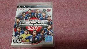 * PS3 [ World Soccer Winning Eleven 2014] box / instructions / operation guarantee attaching 