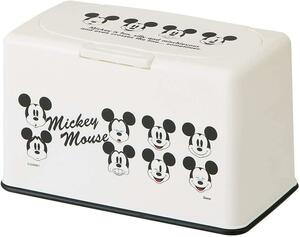  Disney Mickey Mouse mask stocker approximately 60 pcs storage lift up type mask storage box character Mickey Mouse