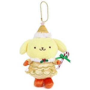 ポムポムプリン マスコットホルダー クリスマスの妖精 ミニぬいぐるみ サンリオ sanrio