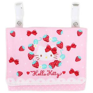  Hello Kitty pocket pouch ( strawberry ) anywhere pocket movement pocket for girl for children pretty Sanrio sanrio character 