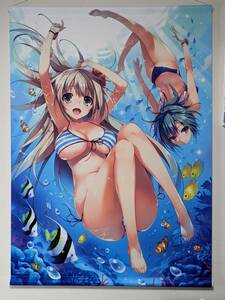 絵師100人展　トモセシュンサク先生　Ｂ１タペストリー