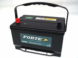 送料無料 (沖縄・離島除く) FORTE　ハイパワーバッテリー　MF65-750 リンカーン タウンカー　コンチネンタル　LS　MKS　MKT