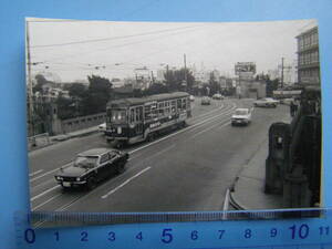 (J45) 写真 古写真 電車 鉄道 鉄道写真 市電 仙台市電 9系統 路面電車 仙台 風景