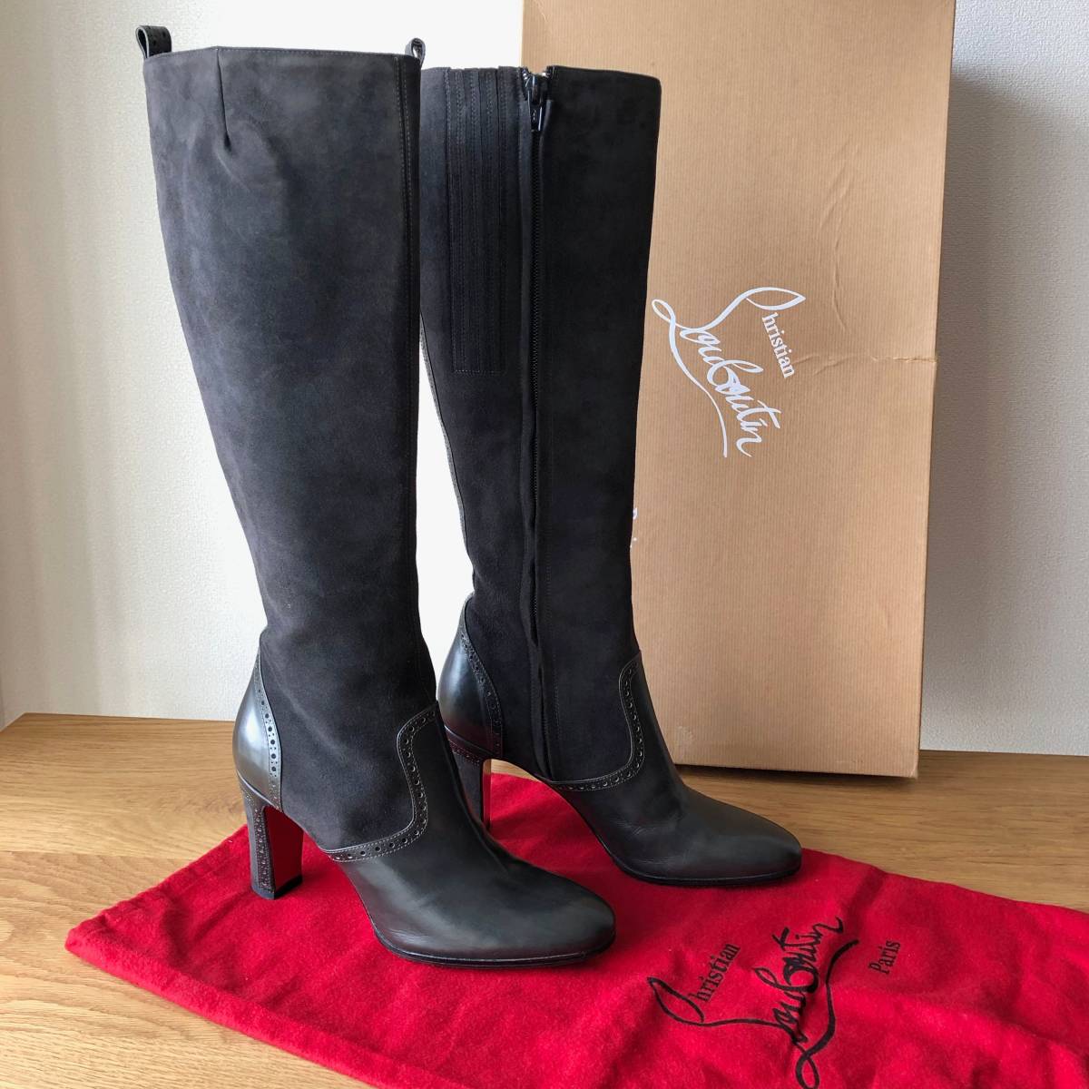 ルブタン】希少 美品ロングブーツ【Christian Louboutin】 一番人気物