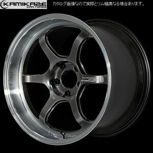 4本価格†　8J＋45　5H　PCD100　MＨＢ　アドバンレーシング　Ｒ6　マシニング＆レーシングハイパーブラック　鍛造　在庫確認後終了