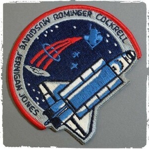 BG116 NASA スペースシャトル コロンビア ワッペン ロゴ エンブレム ミッション STS-80 ROMINGER COCKRELL MUSGRAVE JERNIGAN JONES