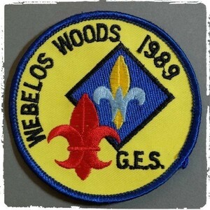 BP12 WEBELOS WOODS G.E.S. ボーイスカウト アメリカ BSA ワッペン パッチ ロゴ エンブレム 刺繍