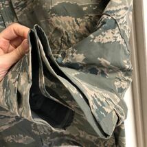 (k) 08年 US AIR FORCE GORE-TEX デッドストック APECS AIR FORCE TIGER STRIPE ミリタリー ジャケット 迷彩 カモ M-R _画像8