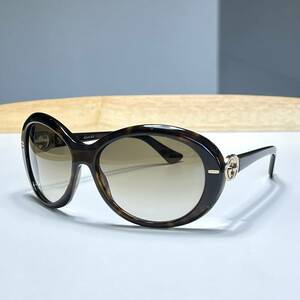 ◆GUCCI グッチ サイドGG インターロッキングロゴ ダブルG 鼈甲柄ブラウン ラウンド ゴールド金具 EYEWEAR メンズ レディース GG2988/S