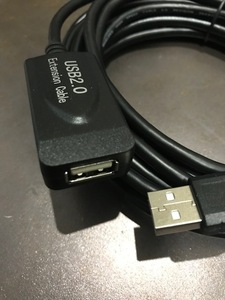 ◆USB延長ケーブル USB2.0 エクステンションケーブル 5m 在庫７個あり◆