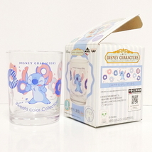一番くじ DISNEY CHARACTERS Sweets color Collection J賞 ガラス雑貨 スティッチ グラス_画像1