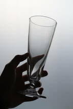 古い手吹きガラスのシンプルなアブサングラス ビストログラス 一客 / 19世紀・フランス / 硝子 ワイングラス 古道具　アンティーク_画像4
