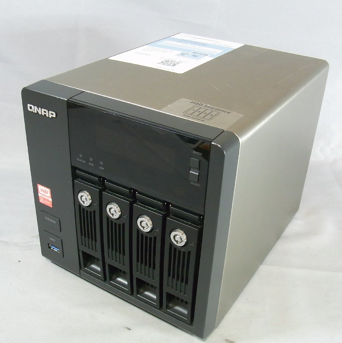 最も人気商品 6日まで値下げ QNAP NAS TS-659ProⅡ 6ベイ動作品 HDD