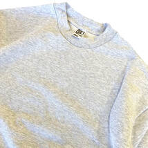 LOS ANGELES APPAREL　ロサンゼルスアパレル 14oz クルーネック スウェット アッシュ Mサイズ FLEECE CREW MADE IN USA アメリカ製_画像2