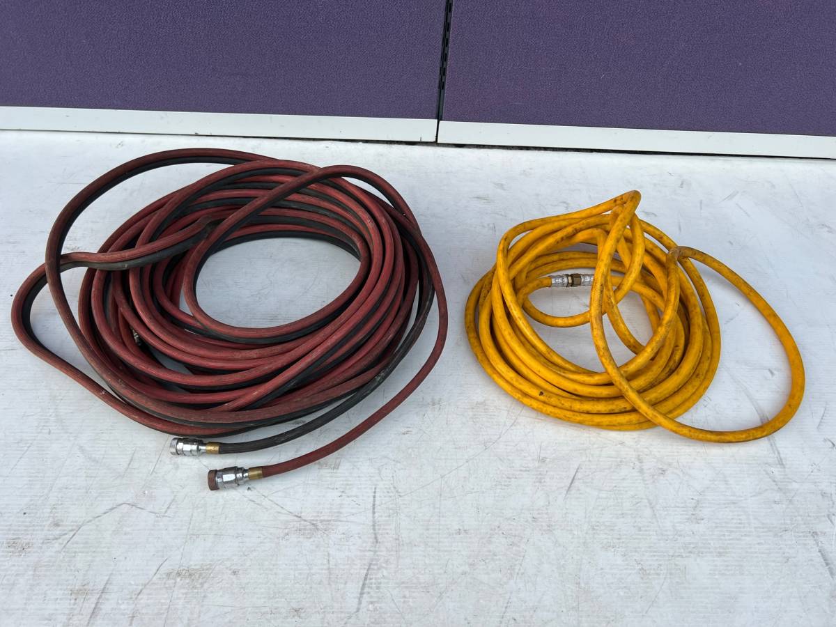 発売モデル kikaihanbai-2エアホース エアーコンプレッサー 19mm×10m ...